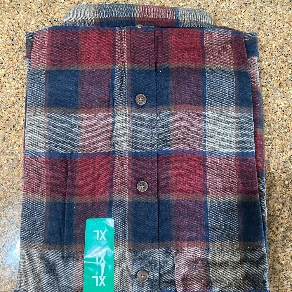 Weatherproof Vintage Men’s Long Sleeve Flannel XXL New With Tags​​​​​​​​​ - Picture 9 of 12